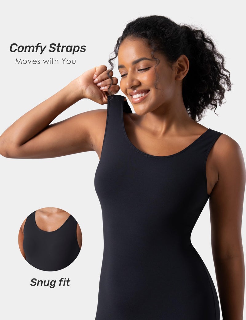 Speerise Women Rompers Jumpsuits Leotards Bodysuit One Piece Tank Top Outfit â€“ Tummy Control Workout Jumpers Body Suits Buttery-soft and seamlessâ€”perfect for workouts, Halloween, or layering in cooler weather - Image 5
